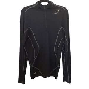 GYMSHARK Quarter Zipper Dry Pullover